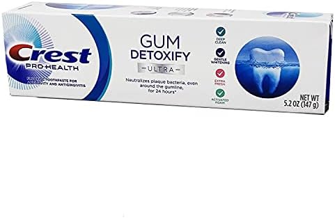 Crest Pro Health Ultra Gum Detoxify Toothpaste (4-Pack, 5.2 oz each)