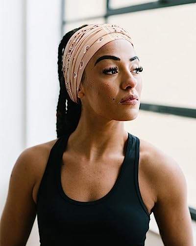 Extra Wide Headbands for Women Large Turban Headband Non Slip Boho Elastic Hairband Hair Twisted Knot Head Bands Accessories