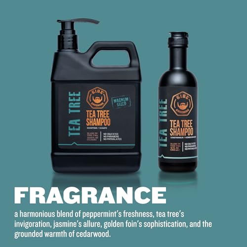 GIBS Grooming Tea Tree Shampoo - Sulfate and Paraben Free