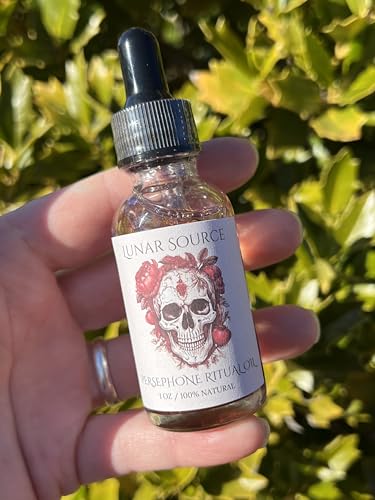 Persephone Ritual Oil | Body Perfume Anointing Witchcraft Wiccan Pagan Witch Herbal Intention Queen of Underworld Goddess Spell Altar Devotee Invocation Sacred Offerings