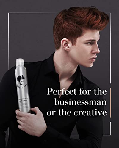 Avenue Man Extreme Hold Hairspray, 9.0 oz - Paraben-Free Hair Spray for Men with Natural Extracts - Hair Products For Men - Extra Firm Hold Hair Spray, Made in Portugal