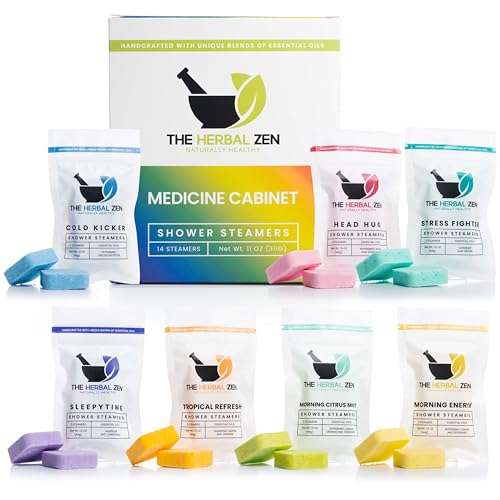 Shower Steamers Aromatherapy Variety Pack - Shower Bombs Made in the USA - Aromatherapy Bath Gifts for Women - Easter Basket Stuffers for Adults - Shower Tablets Mothers Day Gift