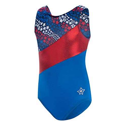 GK Stars Gymnastics & Dance Leotard for Girls and Toddlers - Activewear One Piece Outfit in Fun Colorful Prints (Child Extra Small, Birthday Wishes)
