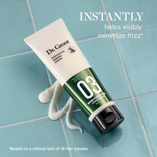 Dr. Groot Bond Fortifying Conditioner, With Keratin and Silk Protein, Clinically Proven to Repair and Thicken Dry, Thin or Damaged Hair, Kbeauty, Korean Hair Care Professional Bonding System