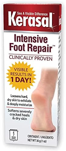 Kerasal Intensive Foot Repair Ointment, 30 Grams (1 Ounce) - Pack of 4)