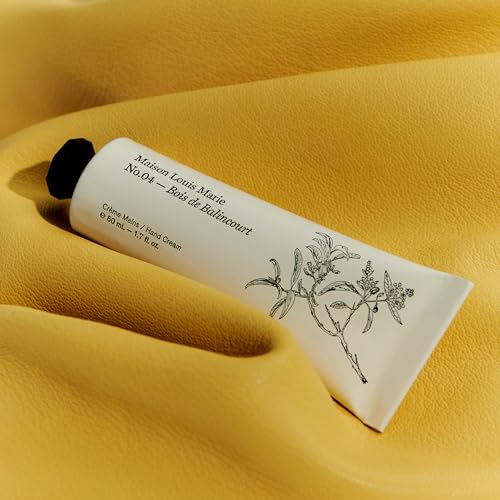 Maison Louis Marie - No.04 Bois De Balincourt Hand Cream | Luxury Clean Beauty + Non-Toxic Fragrance (1.7 fl oz | 50 ml)