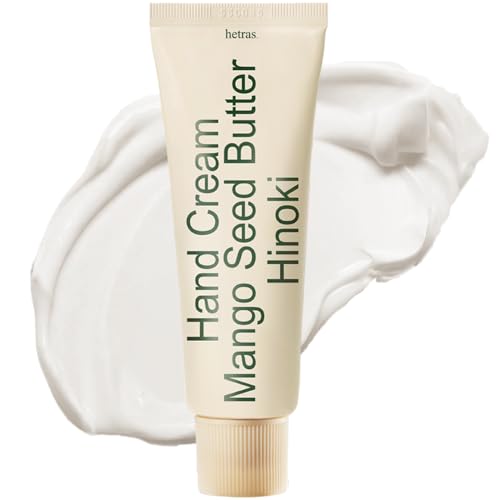 Perfume Hand Cream | Hinoki - Fresh Cypress Scent | Korean Subtle Perfumed Hand Moisturizer with Mango Seed & Shea Butter | Hydrates, Nourishes & Softens Very Dry Skin, 1.69oz.