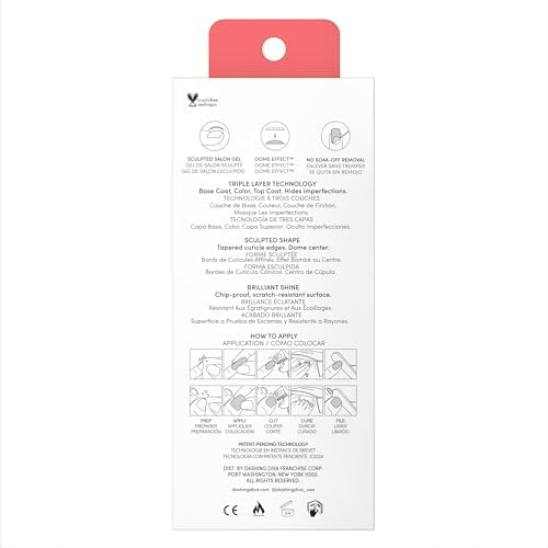 Dashing Diva Glaze Mani Pedi Kit - The Vitamin C Glaze - Comes with LED Nail Lamp - Long Lasting, Semicured Gel Nail Strips for Toes & Hands