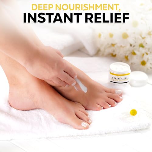 Premium 40% Urea Cream For Feet - Made In USA - Maximum Strength with Pumice Stone & Brush | Tested by Doctors | Intense Moisturizer & Corn, Callus and Dead Skin Remover, Dermavibe by DOCTOR'S INC.