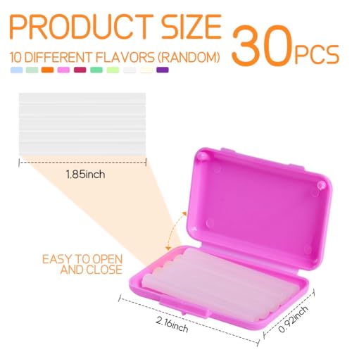 OBTANIM 30 Pack Colorful Braces Wax Dental Care Orthodontic Wax for Braces Wearer (10 Color)