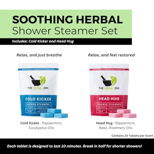 Aromatherapy Shower Steamers Gift Set, Shower Bombs Made in the USA, Relaxation Gift for Women, Lavender Shower Steamers for Women, Eucalytus Shower Steamer, Mothers Day Gifts