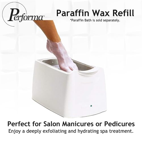 Performa Paraffin Wax Refill, 1 Pound Lavender Scented Beads, Case of 6, Paraffin Bath Wax, Medical Grade Paraffin Wax for Paraffin Bath, Wax Refill for Wax Bath, Good for Hands & Feet