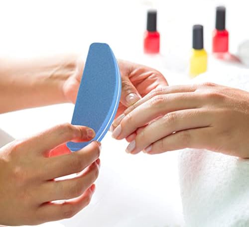 80 Count Mini Nail Buffers Kit, 100/180 Grit Buffing Blocks Small Nail Files for Acrylic and Natural Nails