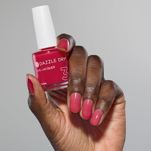 Dazzle Dry Nail Lacquer (Step 3) - Sugar Dipped - A sheer reddish pink. Jelly. Sheer. (0.5 fl oz)