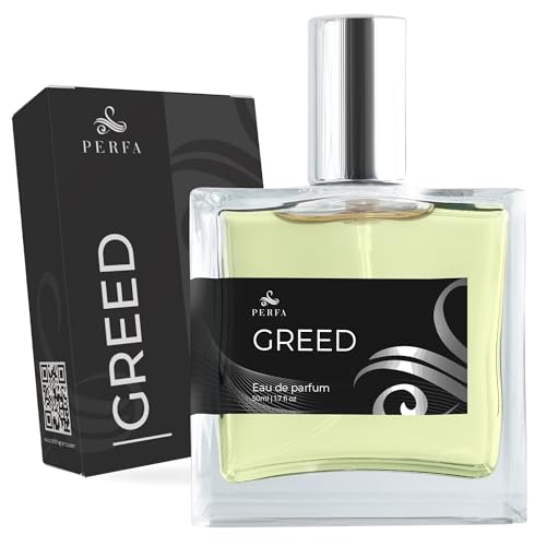 Greed Cologne for Men | Affordable Men's Perfume | 12 Hour Lasting Luxury Perfumes for Men | Gift-Ready Men's Cologne | Original Fragrances