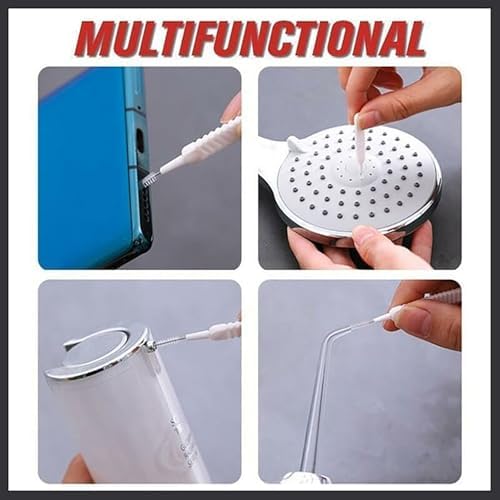 Shower Head Cleaning Brush, 2024 Upgrade Shower Head Cleaning Brush for Small Hole Gap Hole Anti-Clogging Cleaning Brush Multifunctional Shower Head Cleaner Tool for Household (10pcs)