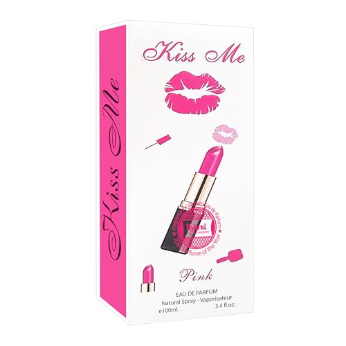 Hybrid & Company Women Kiss Me Pink Eau De Parfum Natural Spray Vaporisateur 3.4 Fl Oz