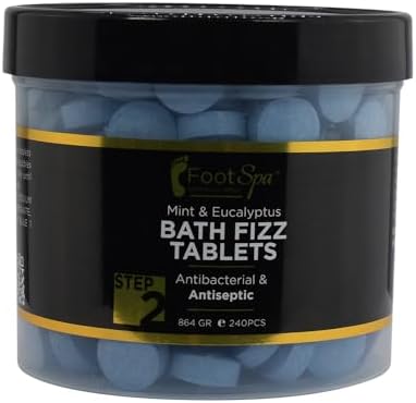 Bath Fizz, Mint & Eucalyptus - Relaxing Aromatherapy - 42 Ounces