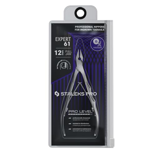 Staleks Pro Nail Nippers EXPERT NE-61-12, Full Jaw, 0.47 Inch (12mm)