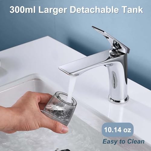 Froomer Cordless Water Flosser – Rechargeable Portable Electric Water Flosser for Teeth, Braces, 5 Modes, IPX7 Waterproof, Travel Friendly, 300ml, White