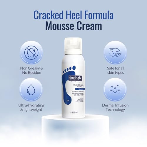 FOOTLOGIX Cracked Heel Formula, White 4.23 Ounce