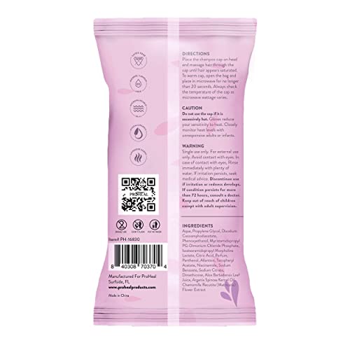 Shower Free Shampoo Cap - 8 Shampoo Caps for Bedridden Patients, Elderly, Travelling, Camping - Disposable - Lavender Scented - Latex and Alcohol Free - Hypoallergenic - Natural Ingredients