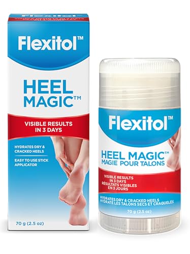 Flexitol Heel Magic For Dry Skin or Rough Heels with Shea Butter & Vitamin E, 2.5 Ounce