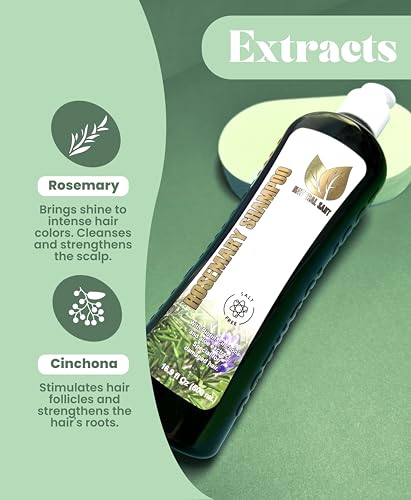 Rosemary & Cinchona Shampoo & Conditioner Set – Sulfate-Free, Hair Growth Support, Moisture & Repair – 16 fl oz Herbal Hair Care