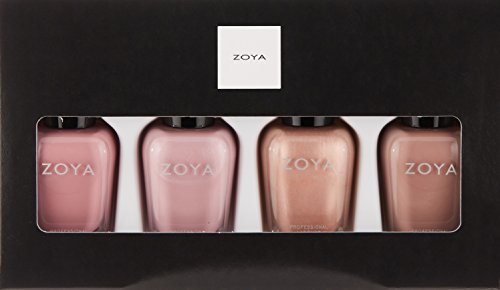 Zoya Polish Quad Nail Polish, Under The Mistletoe, 0.5 Fl Oz (Pack of 4)