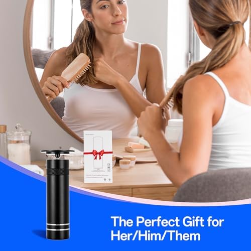 FSA&HSA Eligible Electric Foot Callus Remover with 60pcs Sandpaper Discs, Professional 1200RPM Aluminum Callus Remover for Feet, Stepless Speed Control Foot File for Dead Skin (Black)