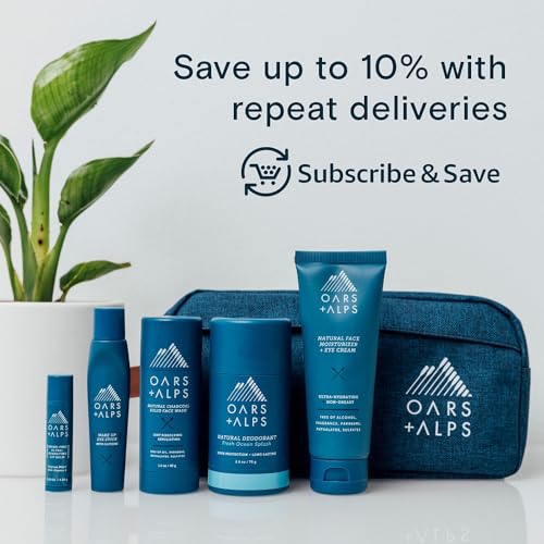 Oars + Alps Men's Sulfate Free Hair Shampoo and Conditioner Set, Infused with Witch Hazel and Tea Tree Oil, Alpine Tea Tree, 12 Fl Oz Each