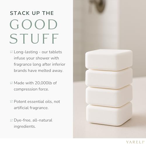 Shower Steamers for Sinus Relief, 12 Pack, for Women and Men - Aromatherapy and Self Care - Eucalyptus Mint