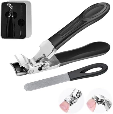 Ribili ClipMaster Pro,Dotmalls ClipMaster Pro,Grishay ClipMaster Pro,Clip Master Pro for Thick Nails,Large Angled Head Toenail Clippers with Wide Opening for Elderly Seniors(1Pcs)