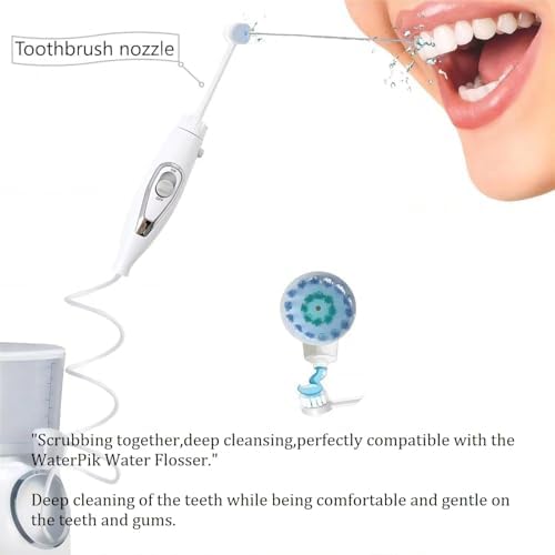 Replacement Toothbrush Heads for Waterpik Water Flossers, Replacement Picks Compatible with Waterpik, 5Pcs Replacement Heads for Water Pick flosser.(Assorted Brushhead, Random Delivery)