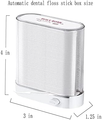 Dental Floss Picks Dispenser - 2 Boxes of Unflavored Flosser Toothpicks (176 Total Count) in Clear Cases for Adults - Hygienic Oral Care Solution for Clean Teeth.