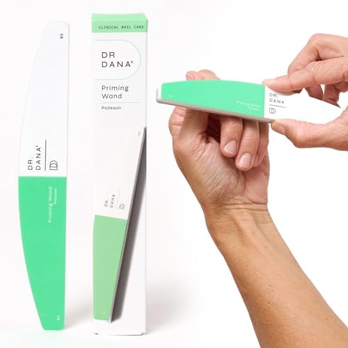 Dr. Dana Nail Buffer for Natural Nails - Professional Three Grit Buffing Block for Healthy Beautiful Nails - At-Home Pedicure and Manicure Tools - Smoothing, Polishing and Shining