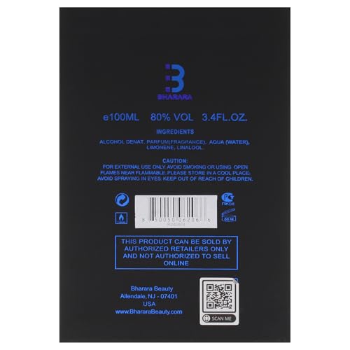Double Bleu by Bharara for Men - 3.4 oz EDP Spray