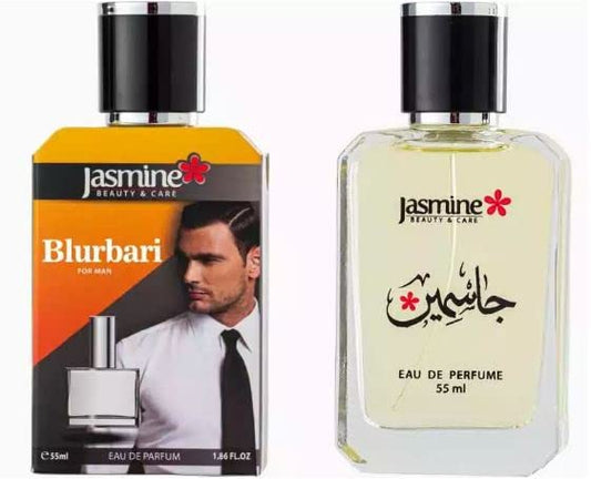 Jasmine Perfume 1.86 Fl. Oz. 55ml (BLURBARI for men) 100% Turkish. Pleasant Smell.