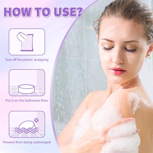 Shower Steamers 24 Pack, Shower Tablets, Natural Ingredients, 8 Different Scents, Individually Wrapped Shower Steamer, Presents for Mom, Friends