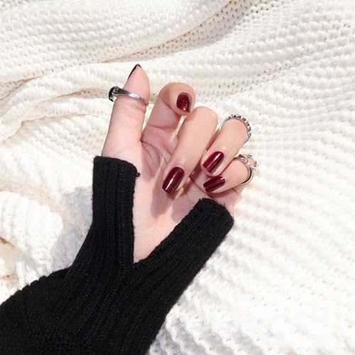 6 Colors Nail Polish, 12ml×6 Quick Dry Nail Lacquer, Super Lustrous Nail Enamel Polish, Shimmer Iridescent Ultrachrome Nail Art Varnish, 0.41 fl oz