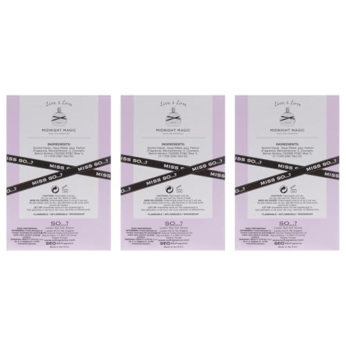 So...? Midnight Magic for Women - 1.7 oz EDP Spray - Pack of 3