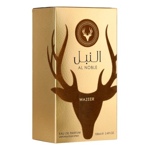 Al Noble Wazeer Eau De Parfum Spray (Unisex) for Men and Women, Package - 3.4 Ounce Pack of 1
