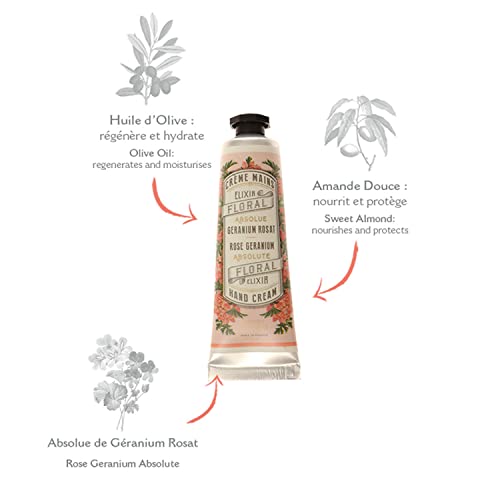 Panier des Sens - Mini Hand Cream Set - Birthday, Gifts for Women - Orange Blossom, Jasmine, Geranium Natural Hand Cream - Gift Ideas Made in France - 96% Natural - Hand Lotion Travel Size 3x1 Floz