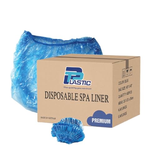 Pedicure Bags for Feet Pedicure Liners Disposable, Spa Liners for Pedicure 48'' X 48'' X 9.5 mic Spa Liners Foot (Blue | 400 pcs, 48 in x 48 in x 9,5 mic)