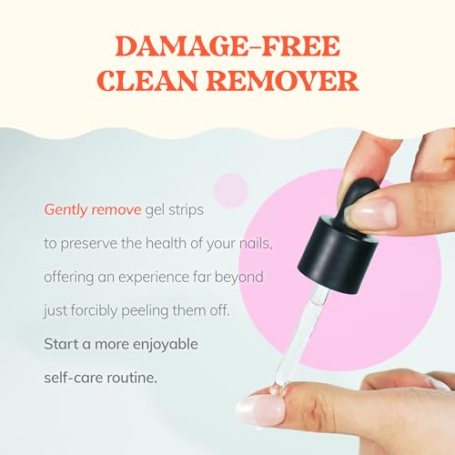 Got To Go Remover - Semi-Cured Gel Nail Strip Remover | Non-drying Hypoallergenic Solution | Gentle and Moisturizing Acetone Free Formula