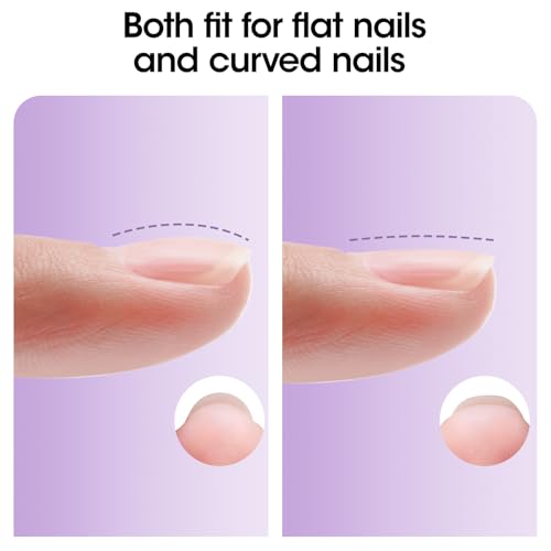 Gellen Long Almond Tipex Nail Tips, 320pcs Instant Apex Nail Tips, 16 Sizes Pre-builder Gel Tips Long Stiletto Almond Strong Full Cover False Nail Tips Gel Extension Tips for Flat Nails