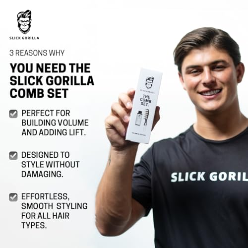 Slick Gorilla Comb Set (Hair Styling Powder 20g + Comb)