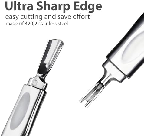 Toe Nail Files for Thick Nails, Professional Metal Nail File for Men Women Fingernail and Thick Toenails, Double-Ended and Double-Sided Stainless Steel, 2pcs Set