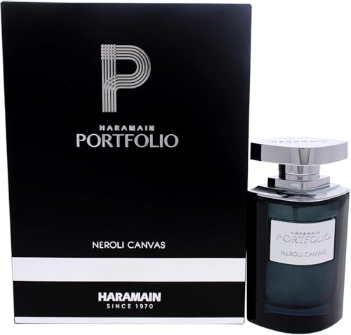 Portfolio Neroli Canvas for Unisex - Arabian Perfume for Women & Men - Long Lasting Woody Fragrance with Notes of Bergamot, Neroli, Musk, Amber, Cedar - Arabic Cologne - 2.5 oz EDP Spray