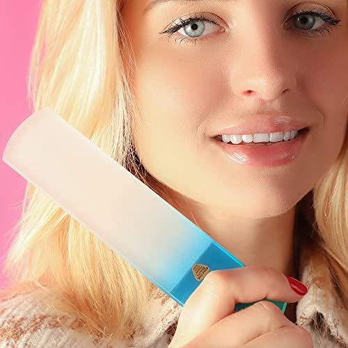 BONA FIDE BEAUTY Czech Glass Foot File with Sleeve, Foot Scraper, and Foot Rasp - Premium Heel File